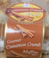Bakery gourmet cinnamon crumb muffins