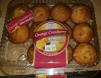 Orange Cranberry Mini Muffins