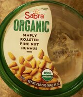 Simply roasted pine hummus