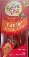 Taco dip & rolled totilla chips