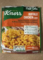 Spiral Pasta in a Creamy Buffalo Chicken Flavored Sauce
