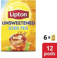 Iced tea kcup pods for a cold beverage unsweetened