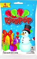 Ring pop christmas candy