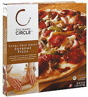 Ultra Thin Crust Supreme Pizza