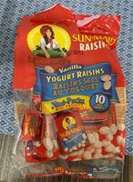 Raisins secs au yogourt