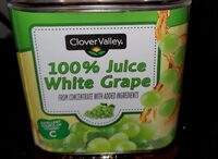 White grape 100% juice from concentrate