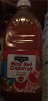 Ruby red grapefruit juice cocktail from concentrate