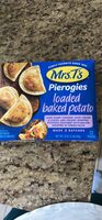 Pierogies loaded baked potato