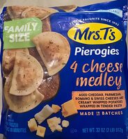 Pierogies 4 cheese medley