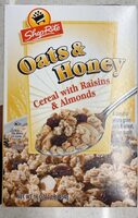 ShopRite oats & honey cereal with raisins & almonds