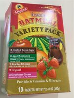 Instant oatmeal variety pack
