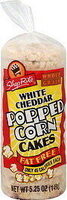Popped Corn Cakes, White Cheddar