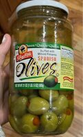 Spanish Olives Stuffed With Minced Pimiento