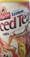 Natural lemon iced tea mix