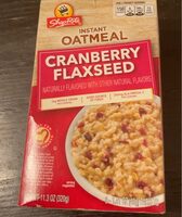 Instant Oatmeal cranberry flaxseed