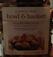 Filled Pretzels with peanut butter