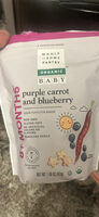 Purple carrot and blueberry