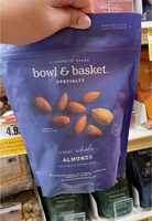 Raw whole almonds