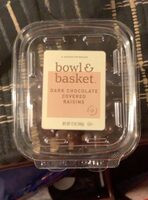 Dark chocolate covered raisins
