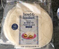 Flour burrito tortillas