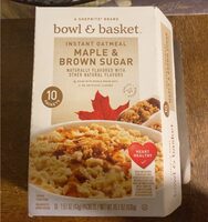 Instant Oatmeal Maple & Brown Sugar