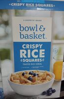 Crispy rice squares, toasted rice cereal