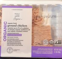 Organic ground chicken