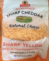Shredded Sharp Yellow Cheddar Cheese