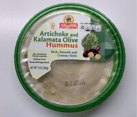 Artichoke and kalamata olive hummus