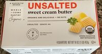 Unsalted sweet cream butter