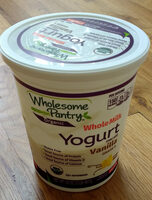 Whole milk yogurt, vanilla