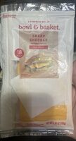 Sharp cheddar thin slice ShopRite brand