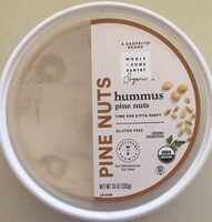 Hummus pine nuts