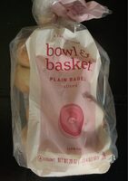 Plain Bagels sliced