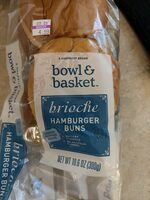Brioche hamburger buns