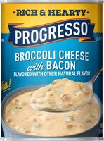 Rich & hearty broccoli cheese with bacon soup