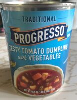 Zesty tomato dumpling with vegetables
