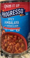 Spicy Jambalaya stew with Sausage and Ham
