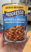 Rigati Pasta & Meatball Soup