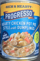 Hearty Chicken Pot Pie Style with Dumplings