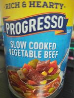 Slow cooked vegetable beef soup