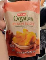 Organics peach slices