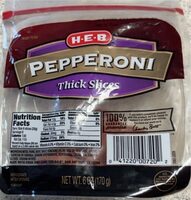 Pepperoni Thick Slices