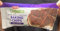 HEB Organics bitter sweet chocolate chips