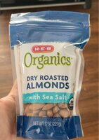 Dry roasted almonds