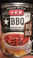 Bbq beans with sauce