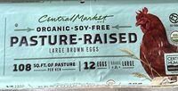 Organic soy free pasture raised eggs