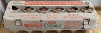 H-E-B Organics Cage Free Jumbo Brown Eggs