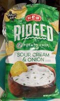 Sour Cream & Oninon Ridged Potatoe Chips