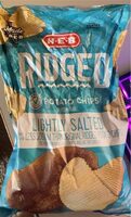 Ridged patoto chips